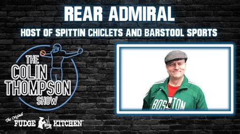 rear admiral barstool|ra spittin chiclets real name.